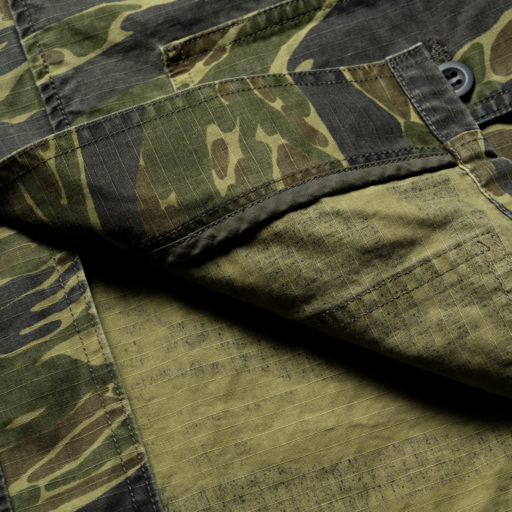 Utility Short Sleeve Shirt Jacket - Tiger Camo