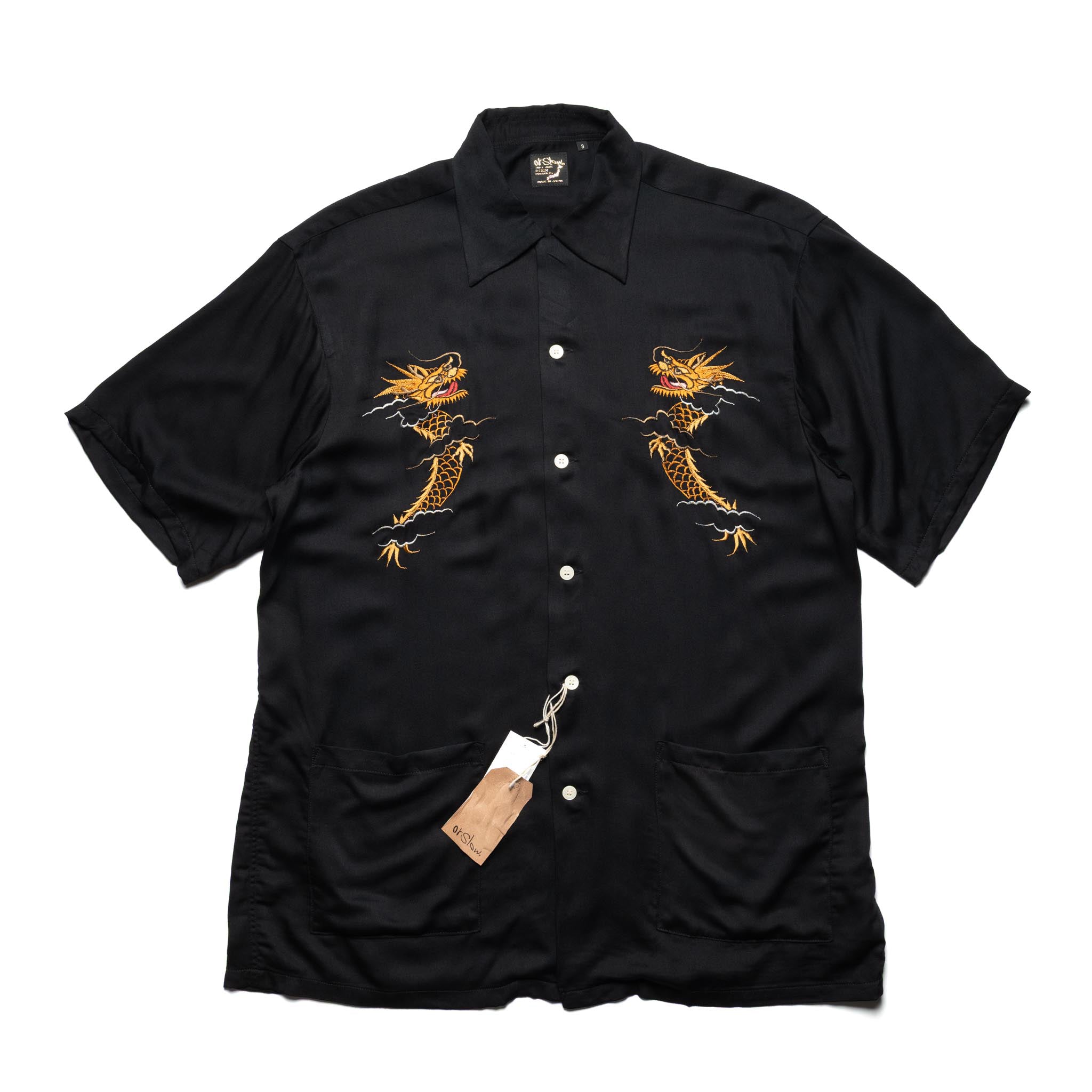 Short Sleeve Souvenir Ska Shirt - Black