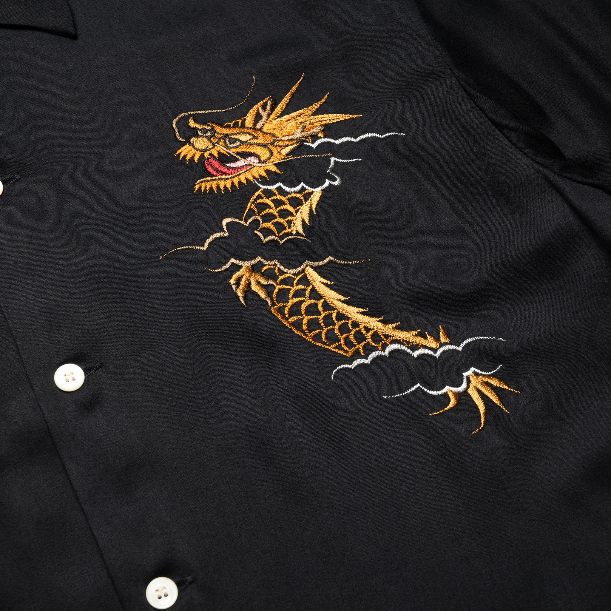 Short Sleeve Souvenir Ska Shirt - Black