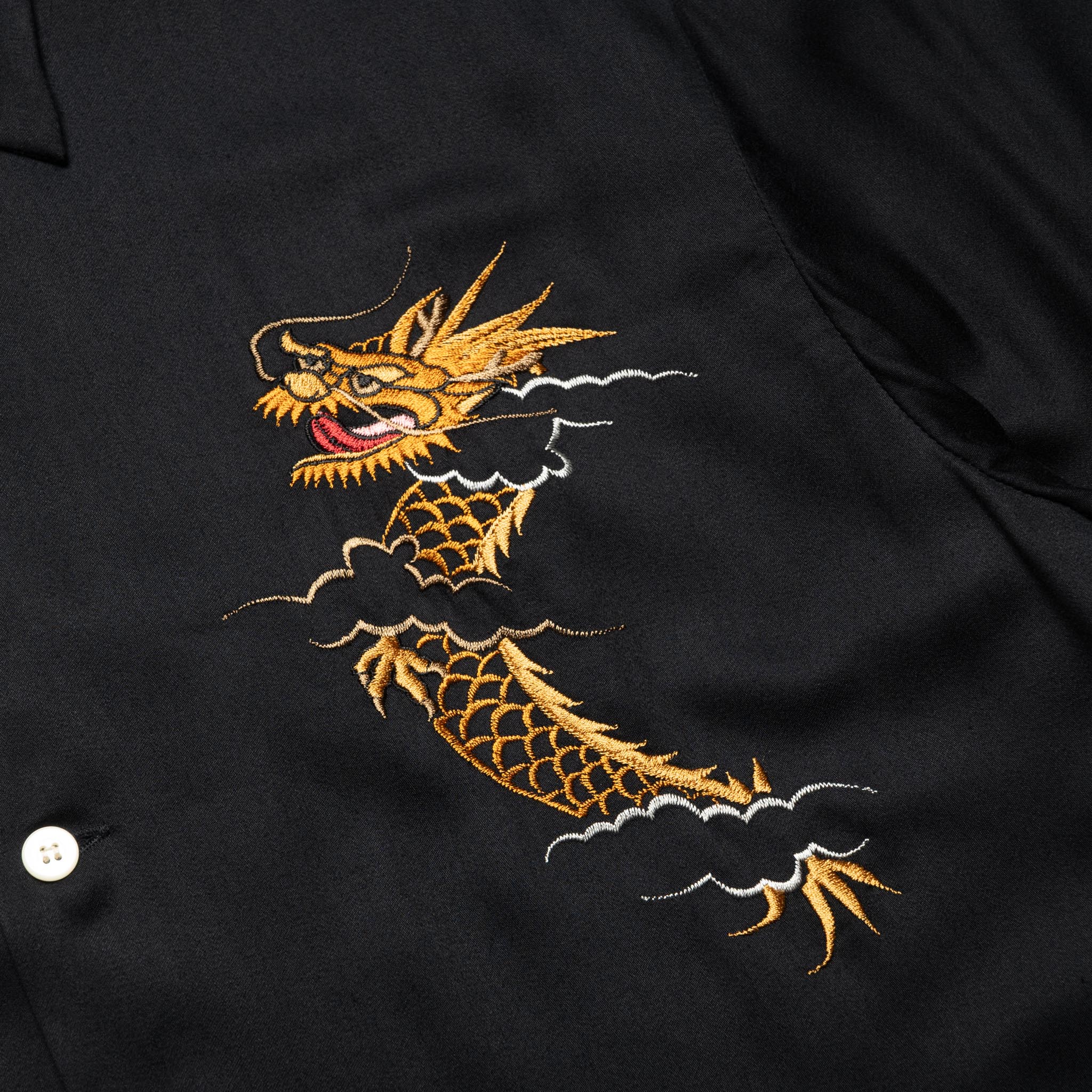 Short Sleeve Souvenir Ska Shirt - Black