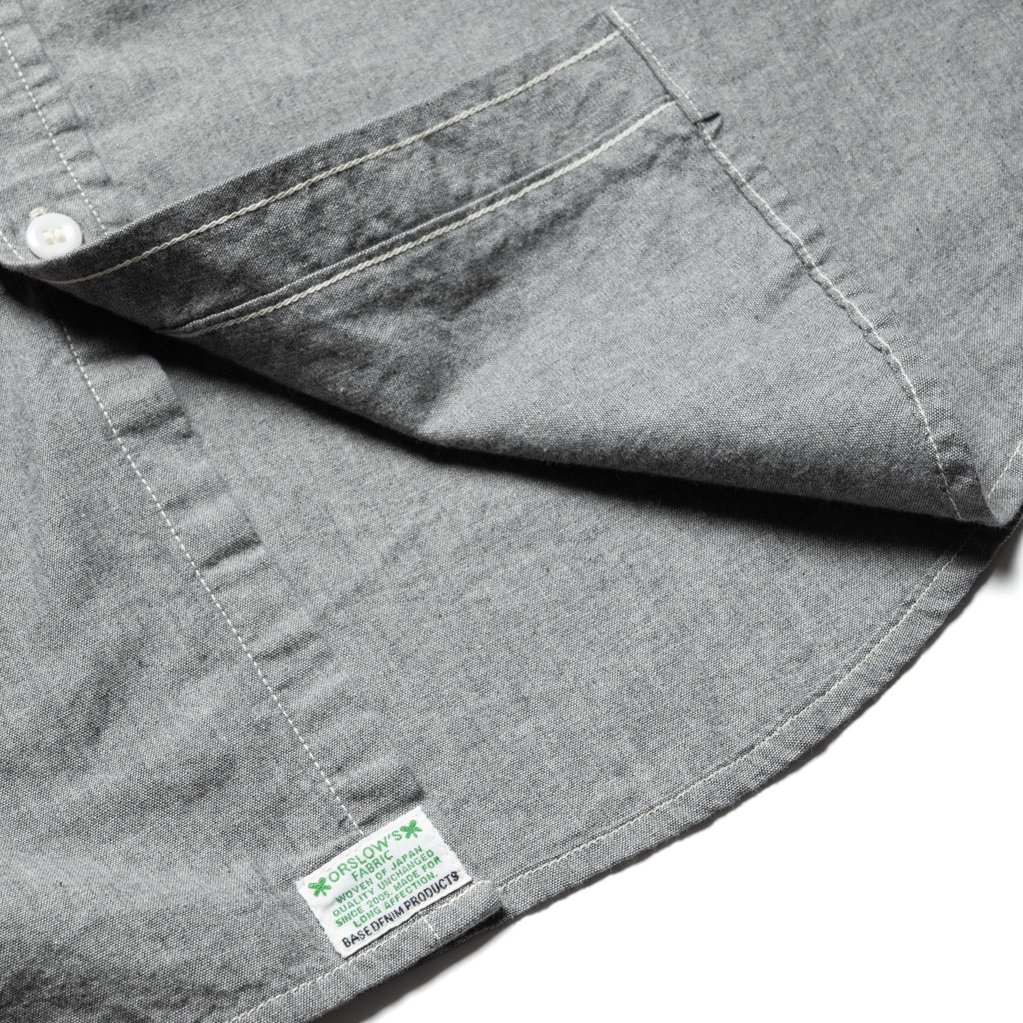 Original Check Work Shirt With Flap Pocket - Gray