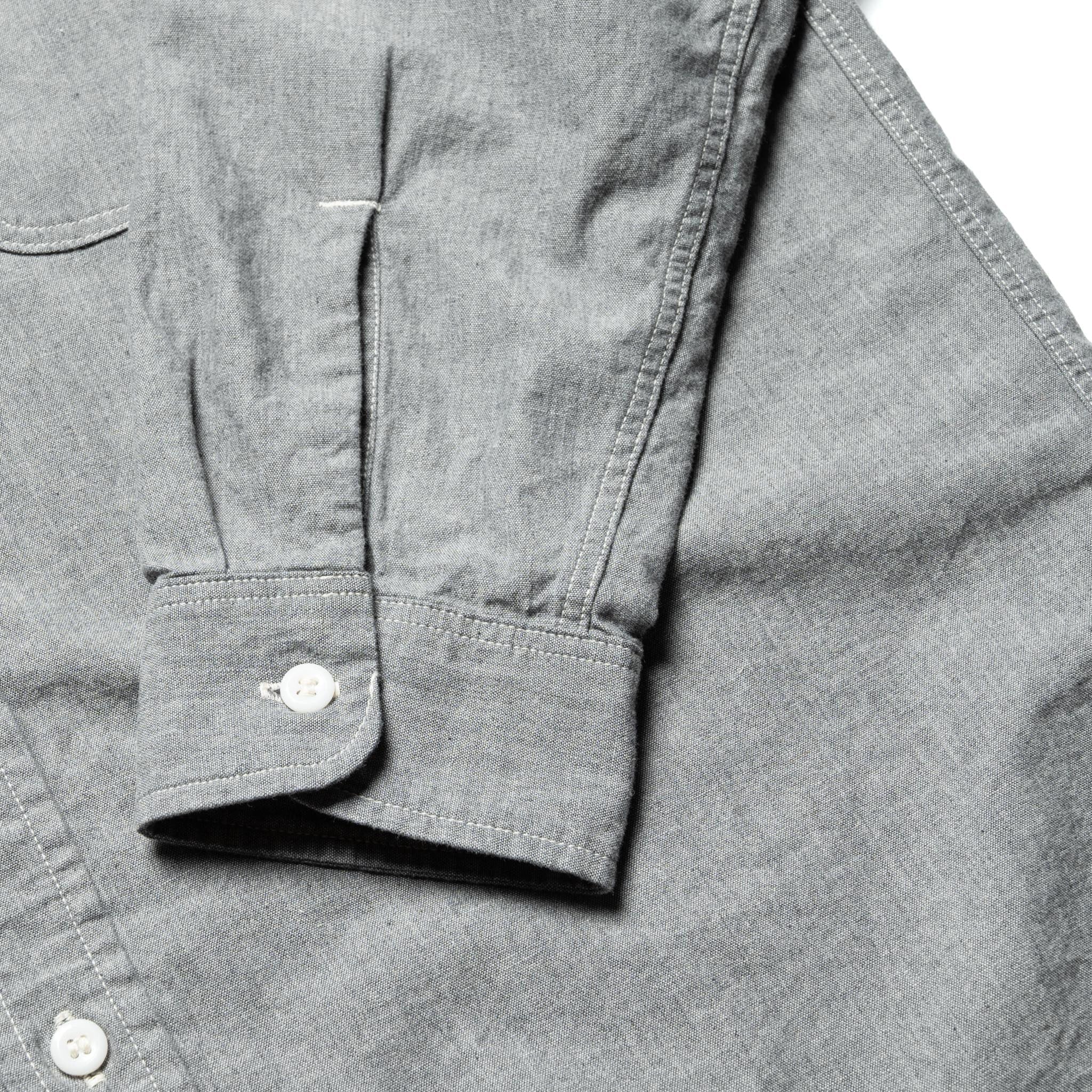 Original Check Work Shirt With Flap Pocket - Gray