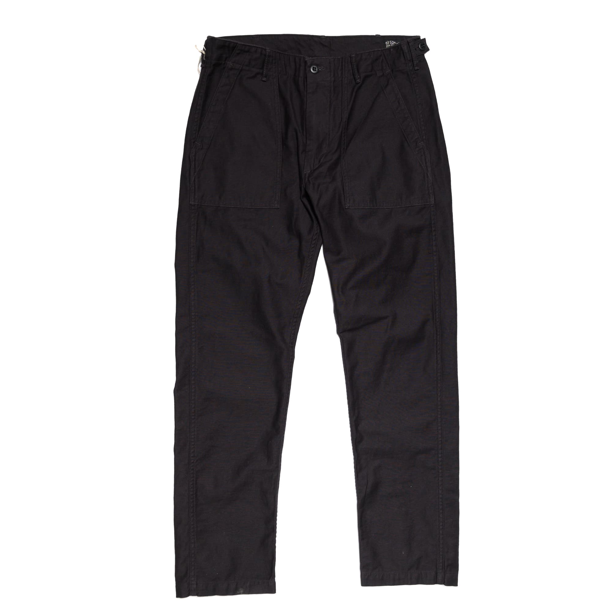 Slim Fit Fatigue Pants - Sumi Black
