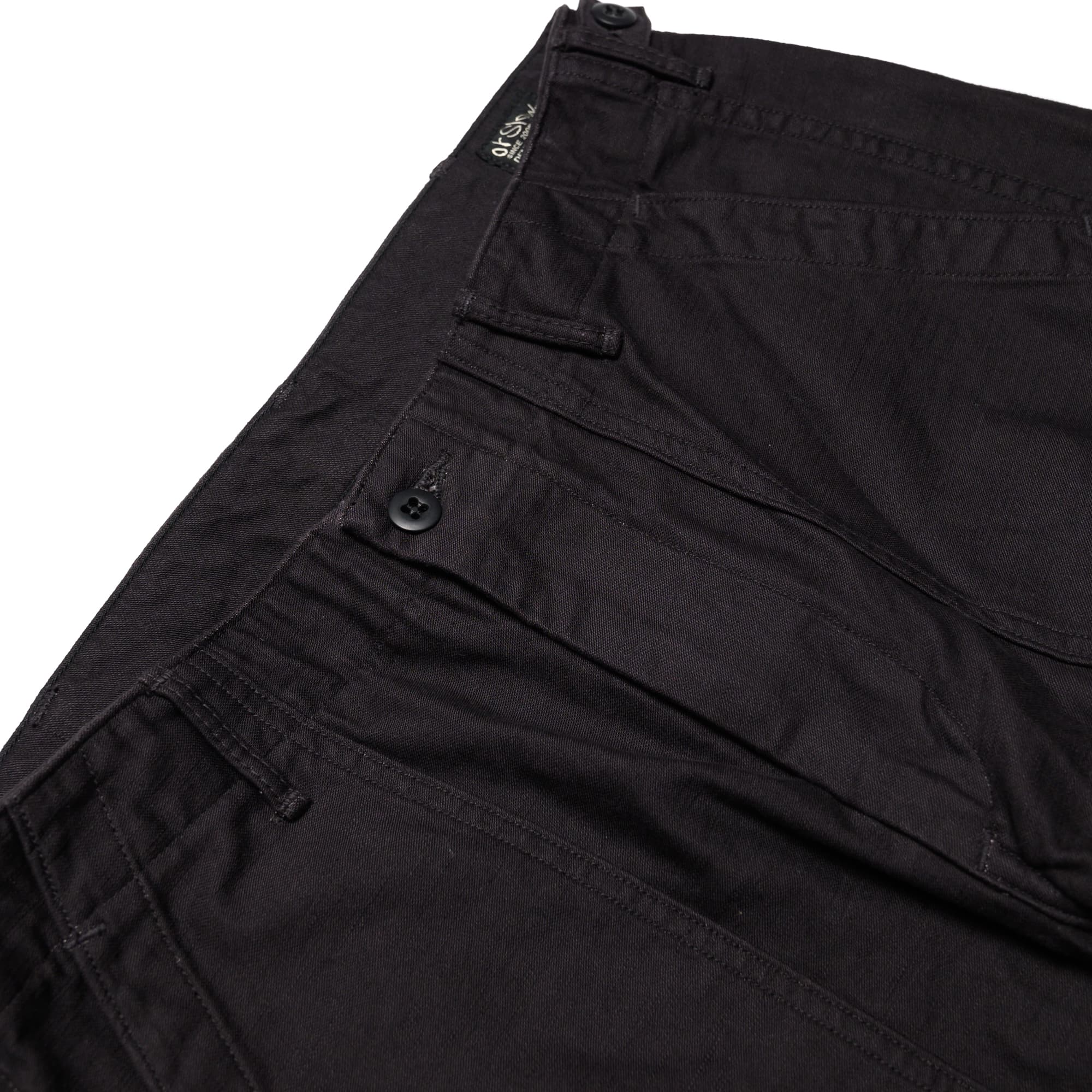 Slim Fit Fatigue Pants - Sumi Black