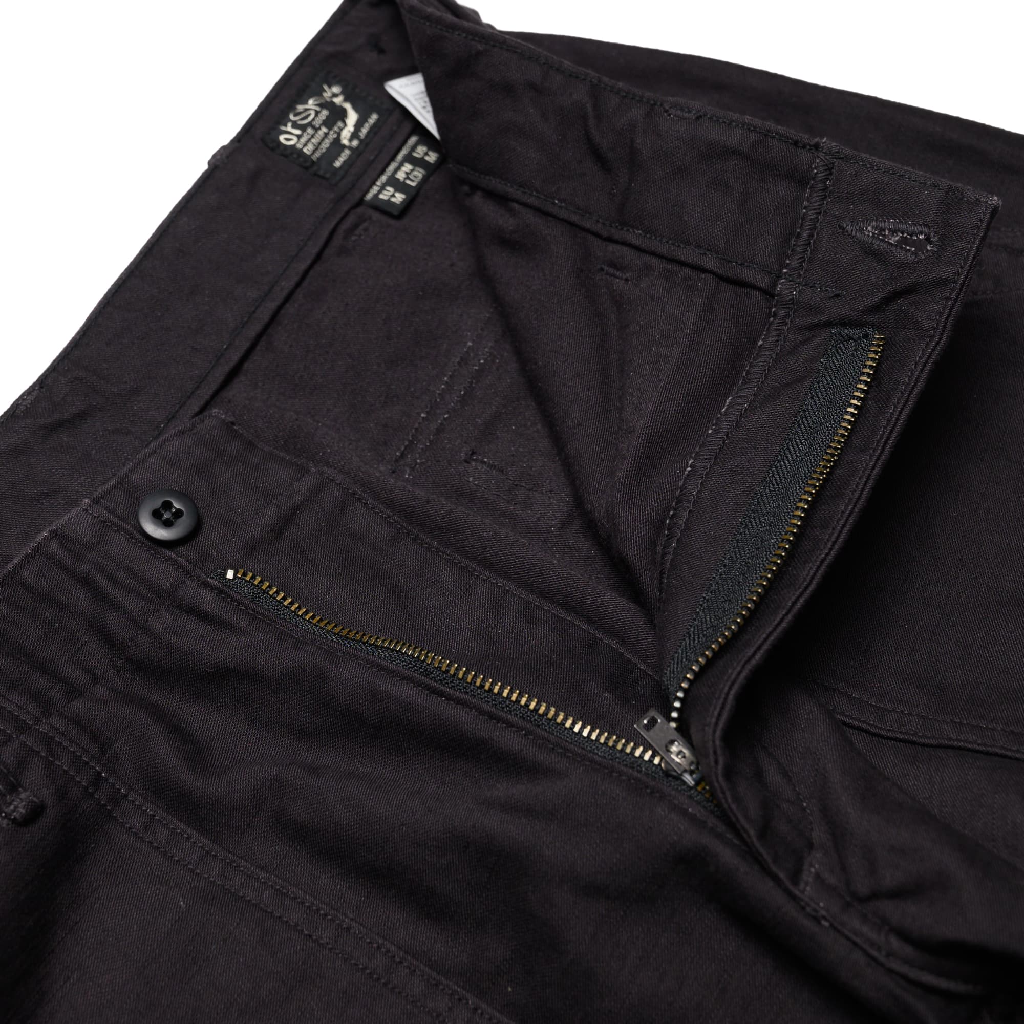 Slim Fit Fatigue Pants - Sumi Black