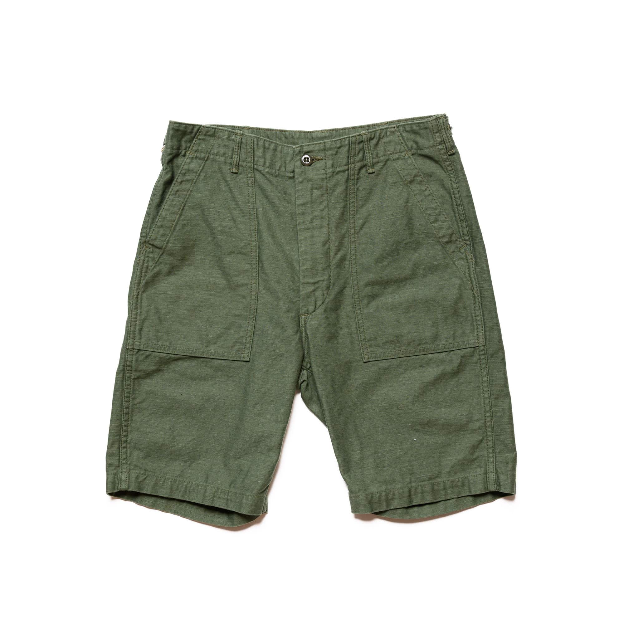 orSlow US ArmyFatigue Short Green Front