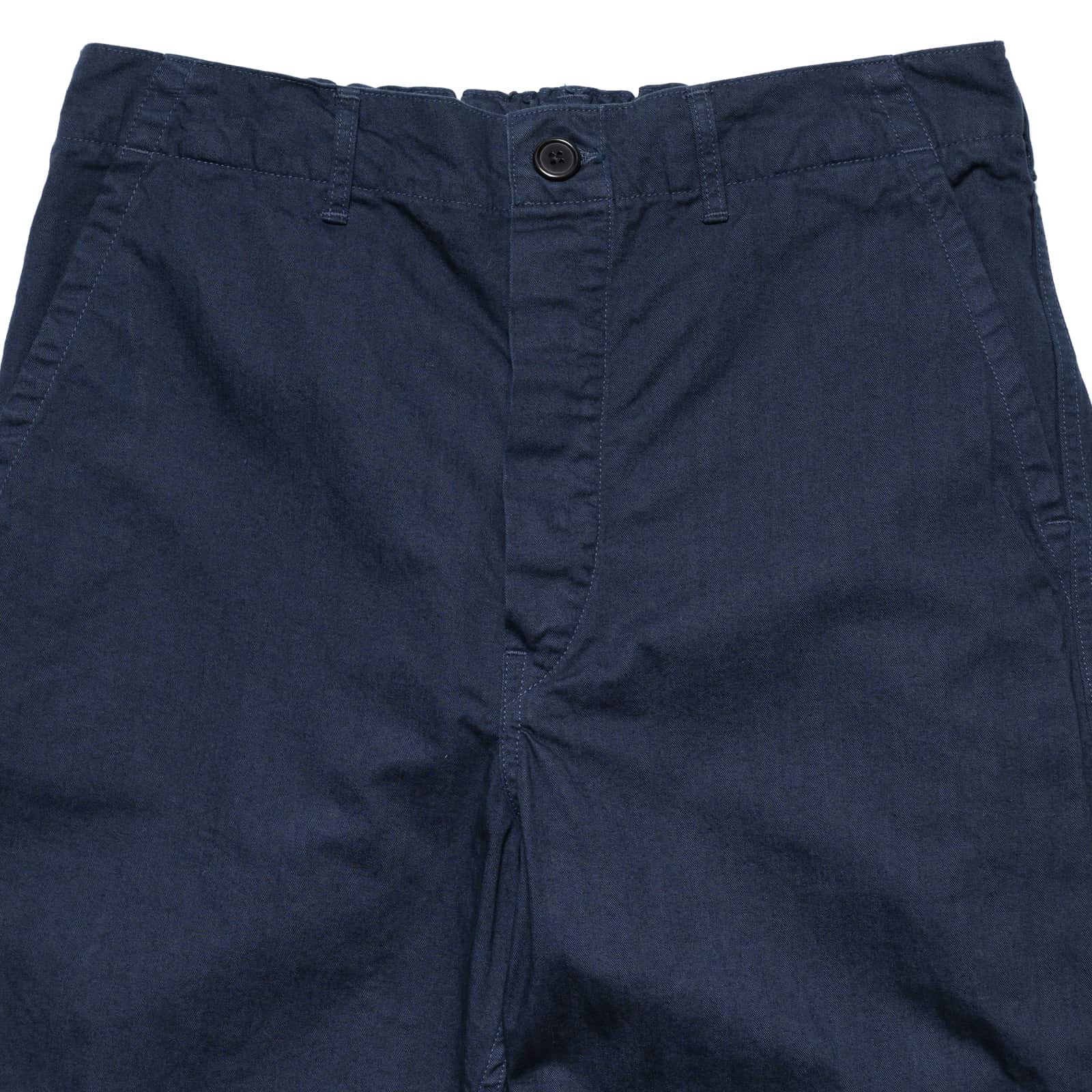 orSlow French Work Pants Navy Top Block