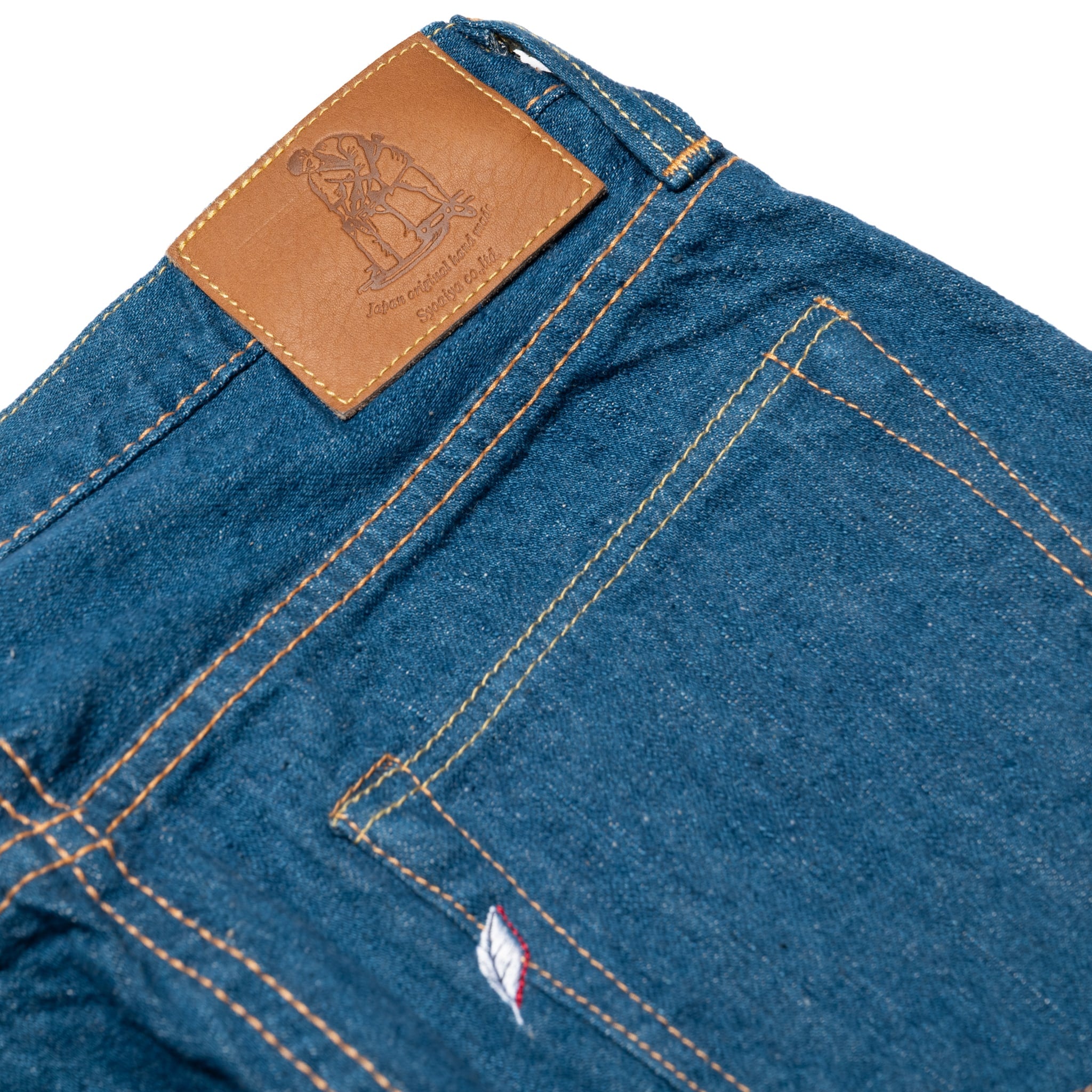 GRE-003 Regular Straight 14oz Greencast Indigo Selvedge Denim