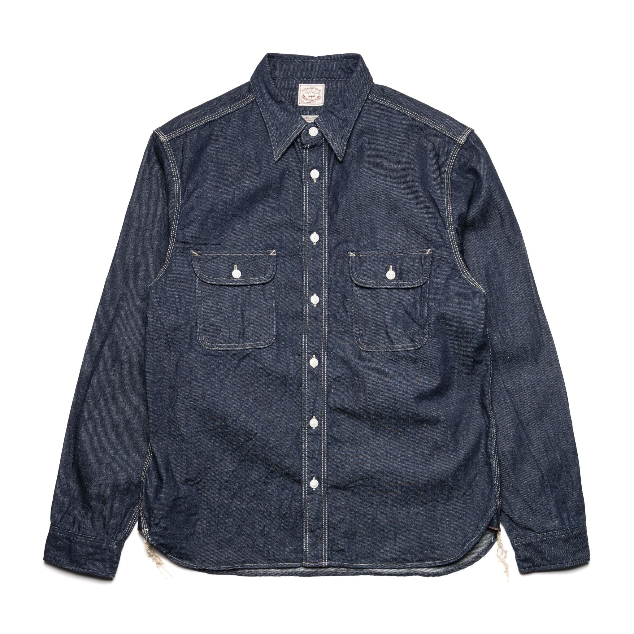 Japanese Cotton 10oz Denim Shirt - Indigo
