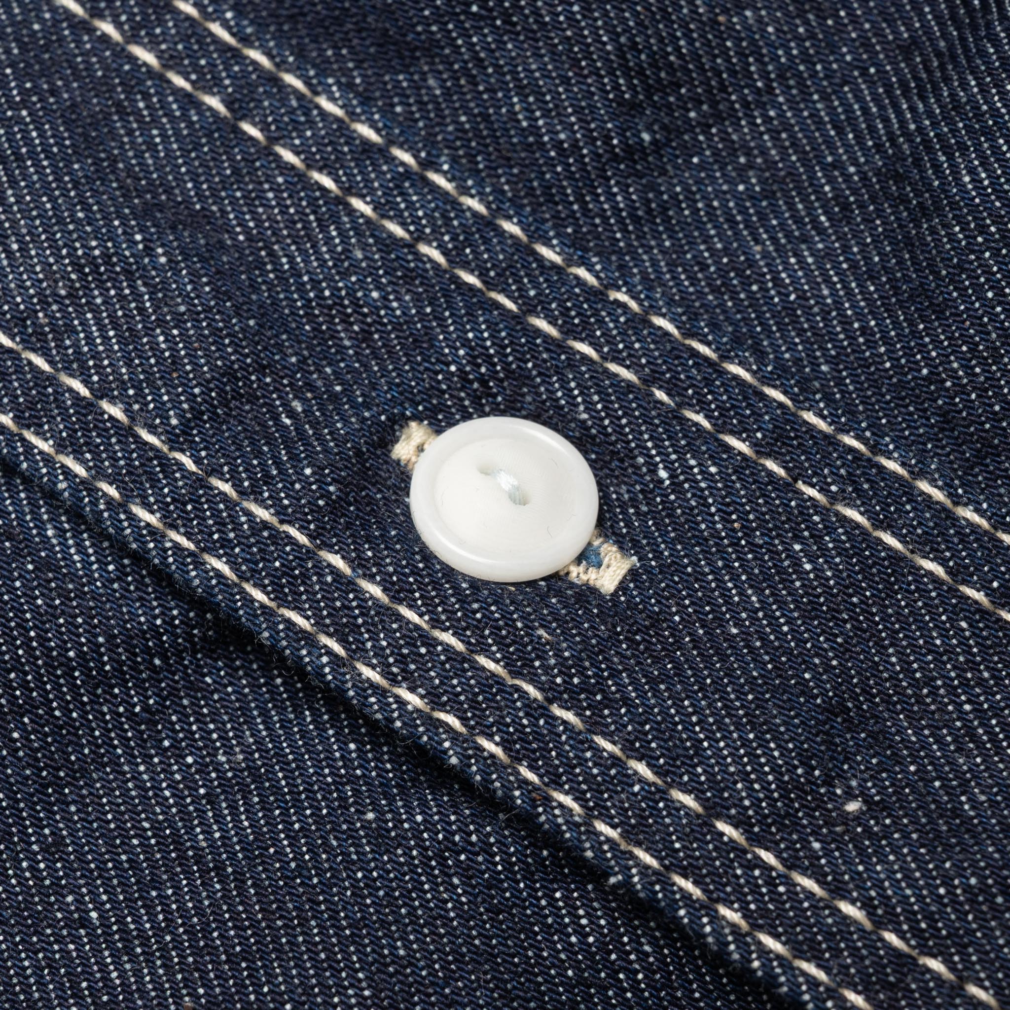 Japanese Cotton 10oz Denim Shirt - Indigo