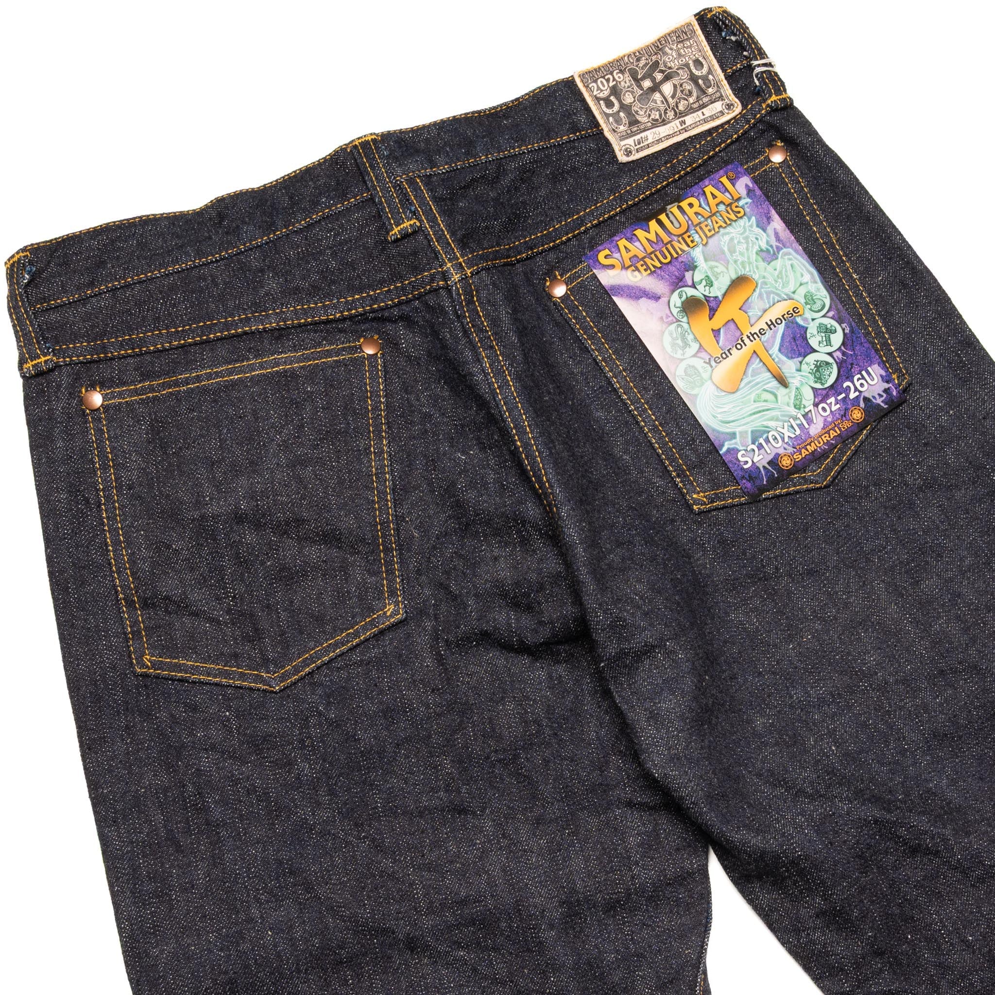 S210XJ17oz-26U  17oz "Zero+" Year of the Horse - Straight Fit