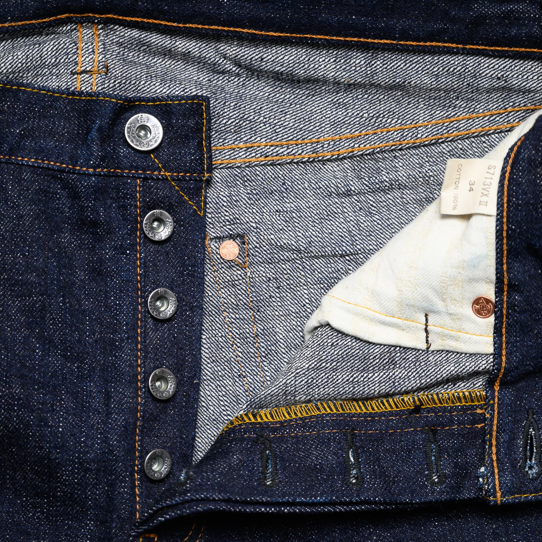 S713VXII "Bushido" 17oz Slim Tapered Selvedge Denim
