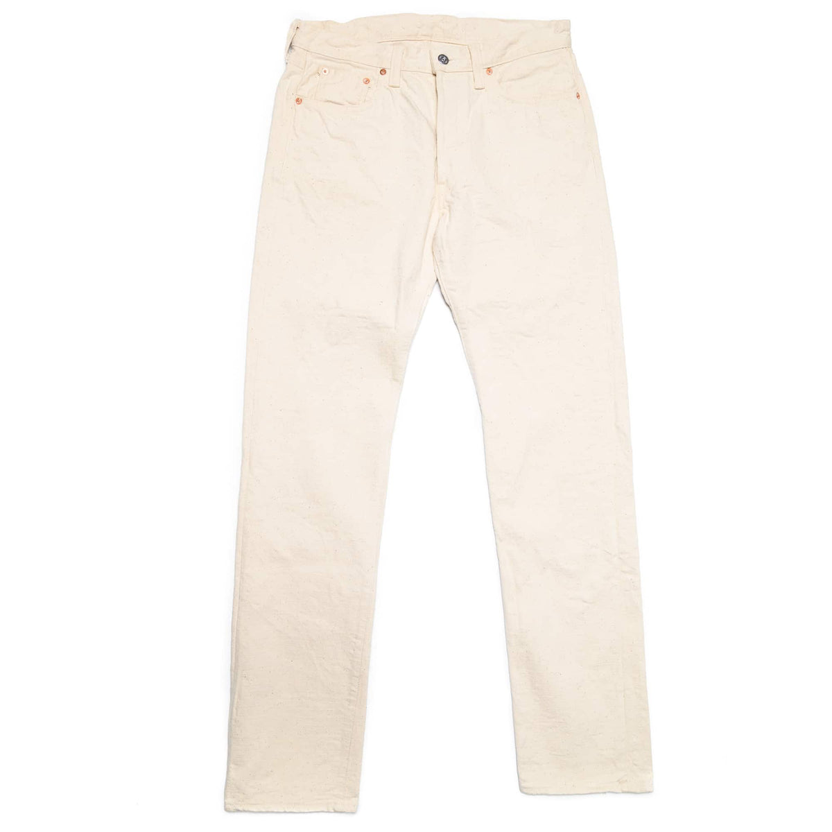 Samurai S710SC-KI 18oz Ecru Selvedge Denim Slim Straight Fit Front