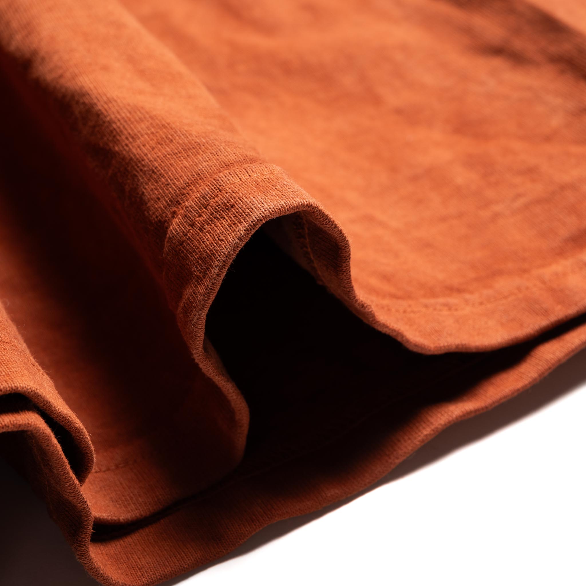 8198 Amami Oshima Mud-Dyed Loopwheeled T-Shirt - Brown