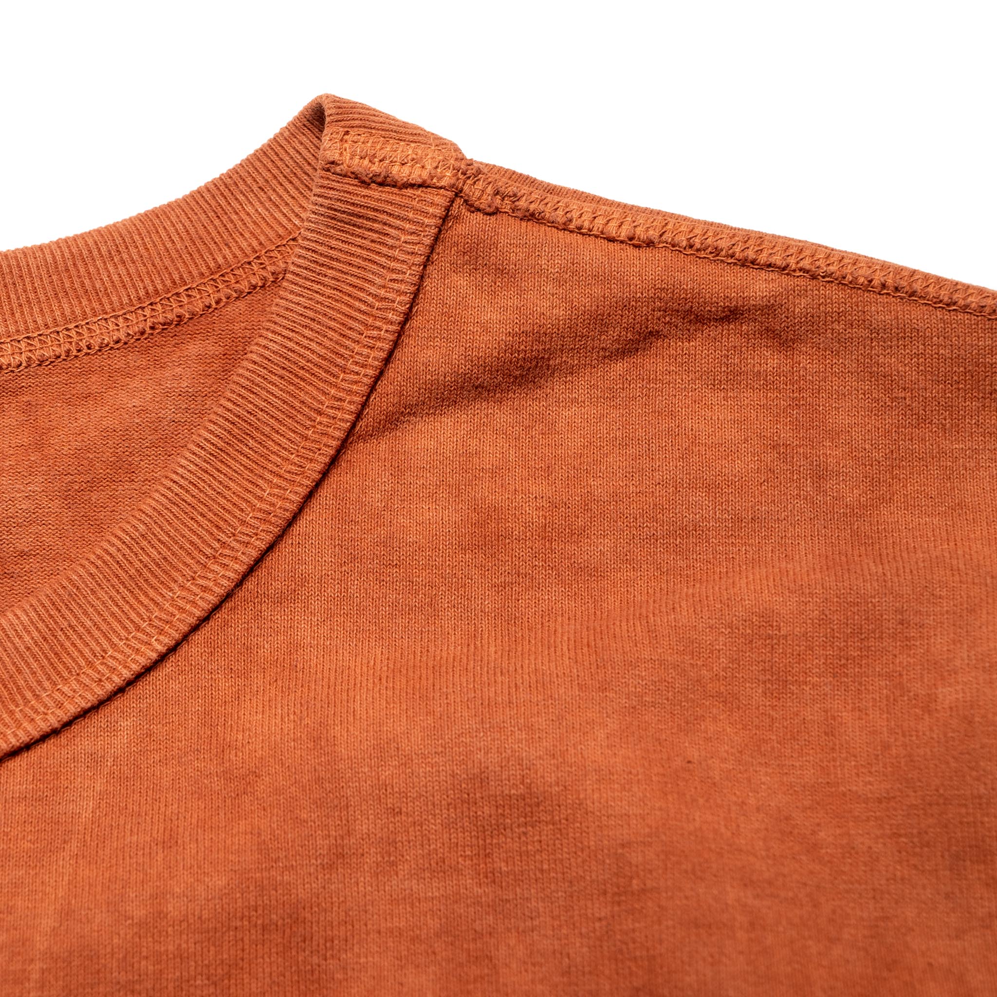 8198 Amami Oshima Mud-Dyed Loopwheeled T-Shirt - Brown