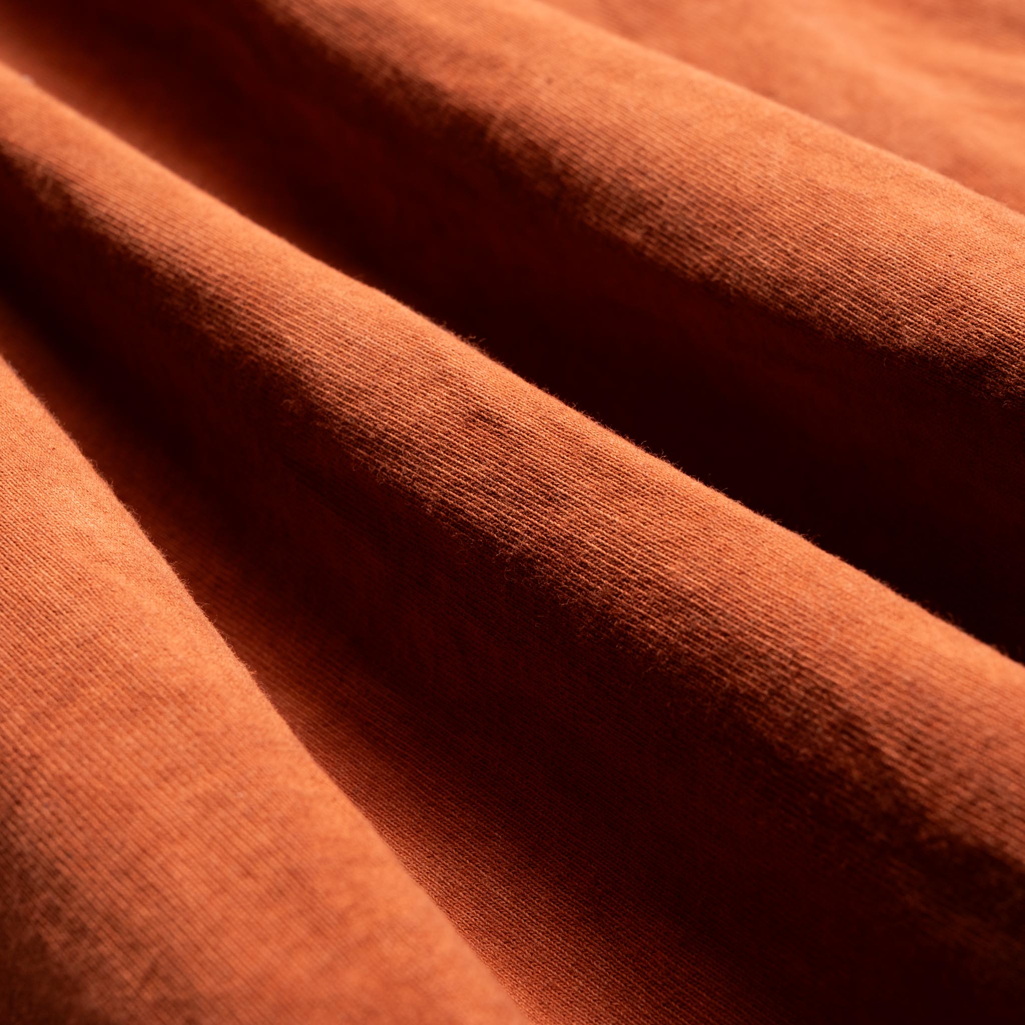 8198 Amami Oshima Mud-Dyed Loopwheeled T-Shirt - Brown