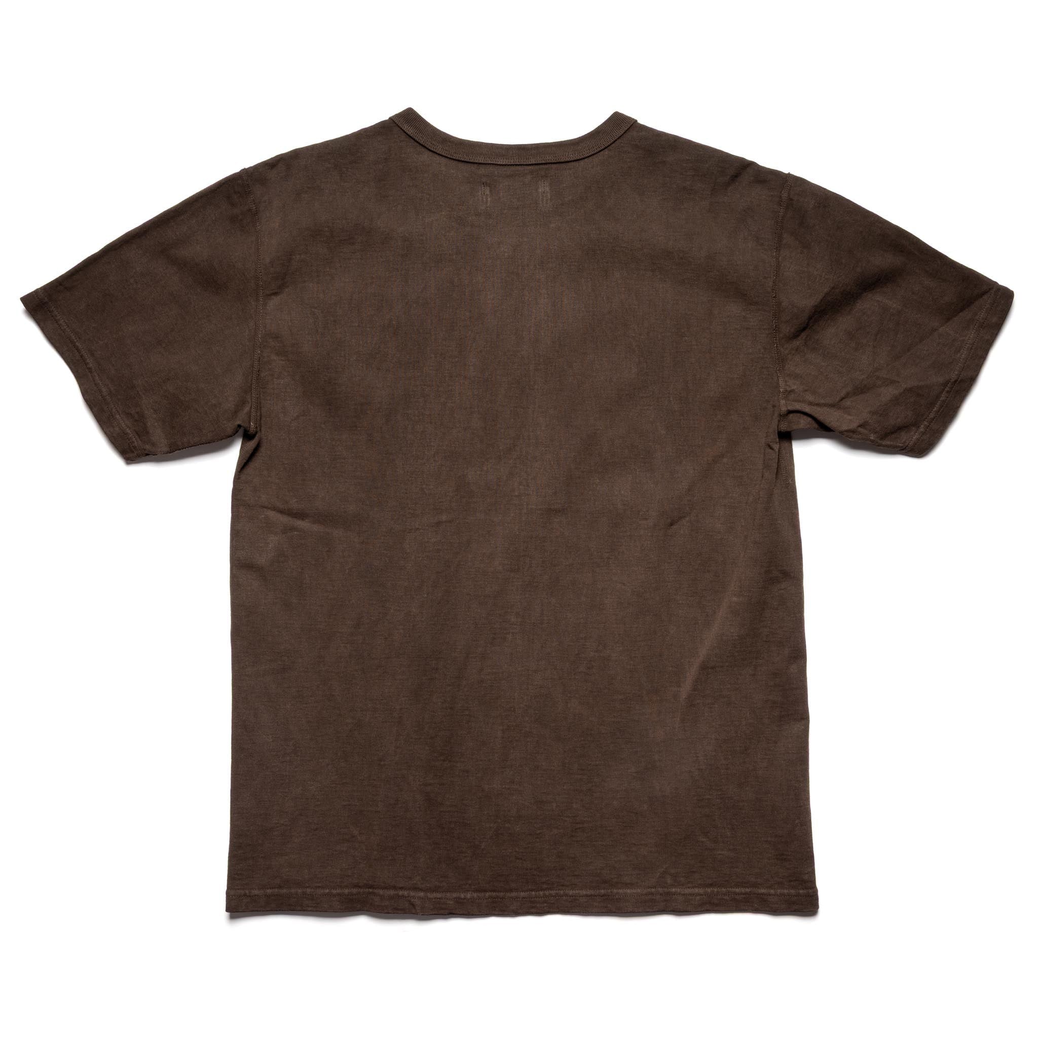 8198 Amami Oshima Mud-Dyed Loopwheeled T-Shirt - Dark Brown