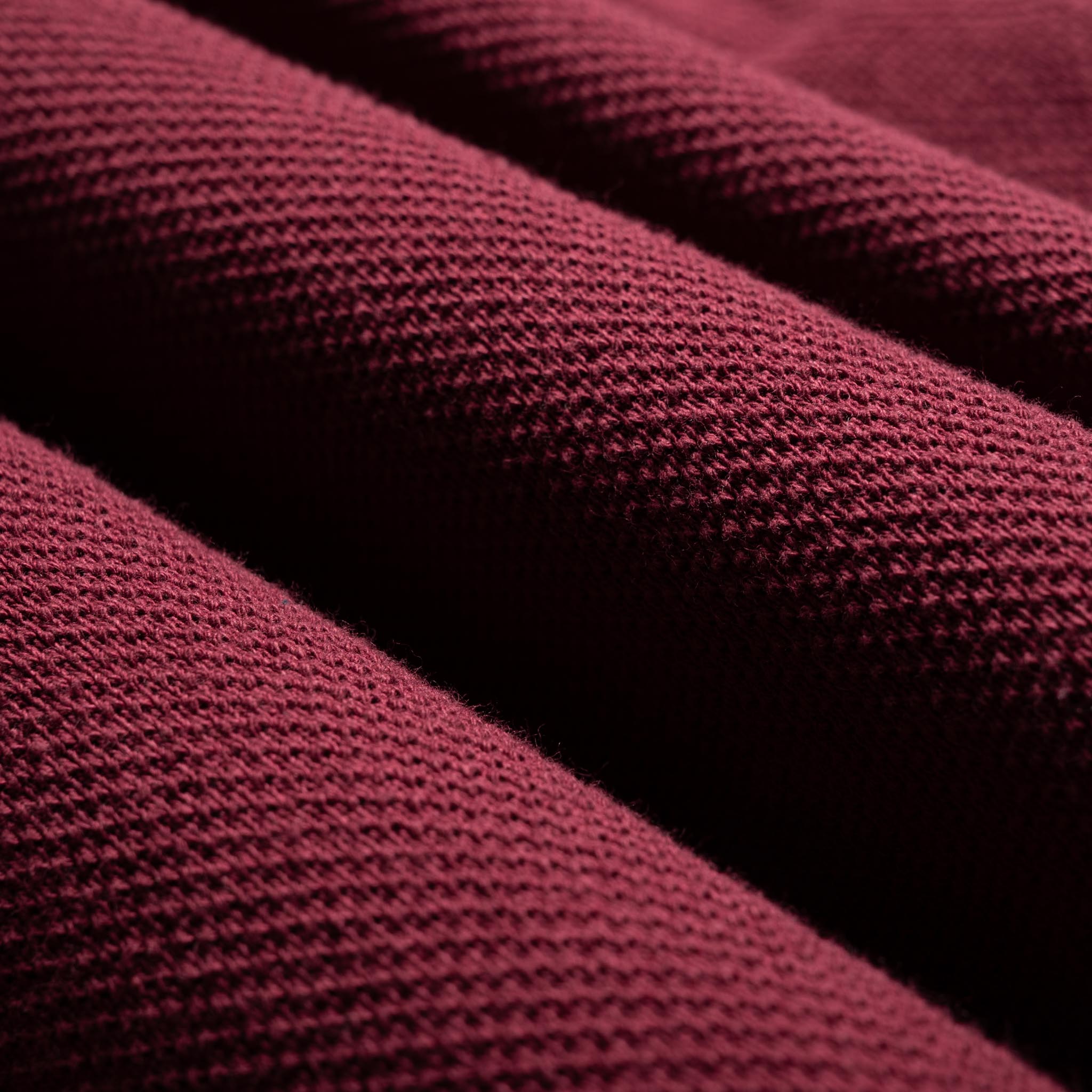 8201 Pique Knit Polo Shirt - Burgundy