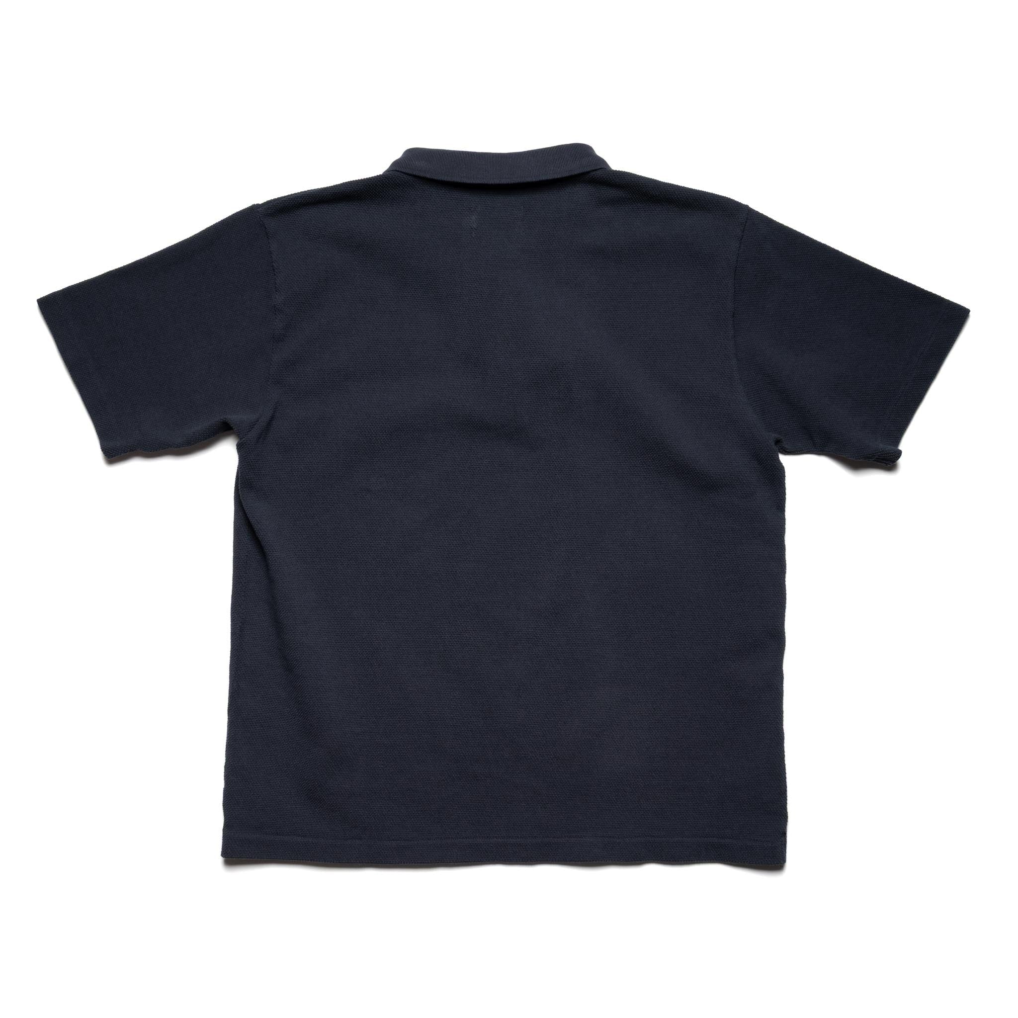 8201 Pique Knit Polo Shirt - Navy