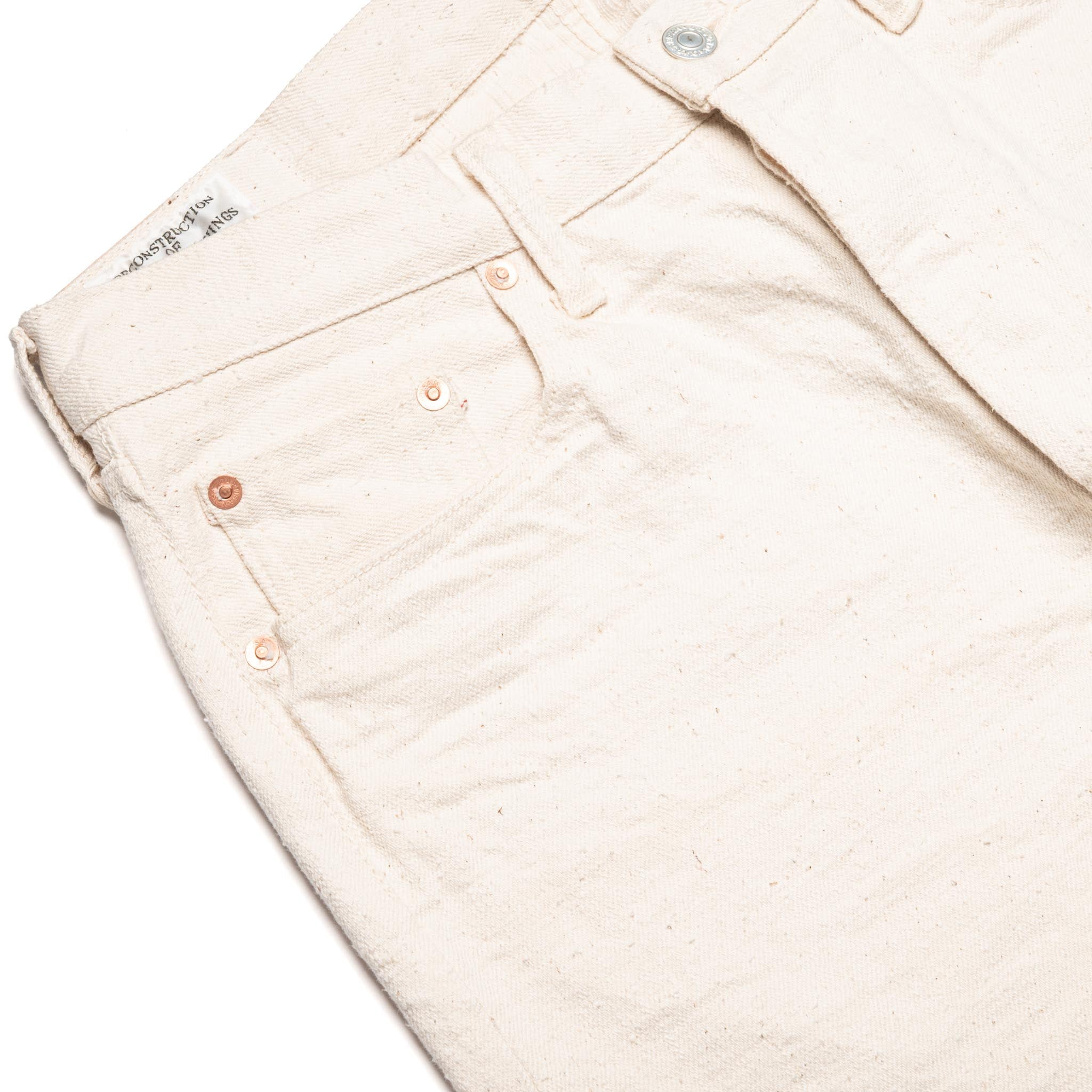 SD-1001E Ecru GL3 15oz Slub Selvedge Denim - Regular Straight