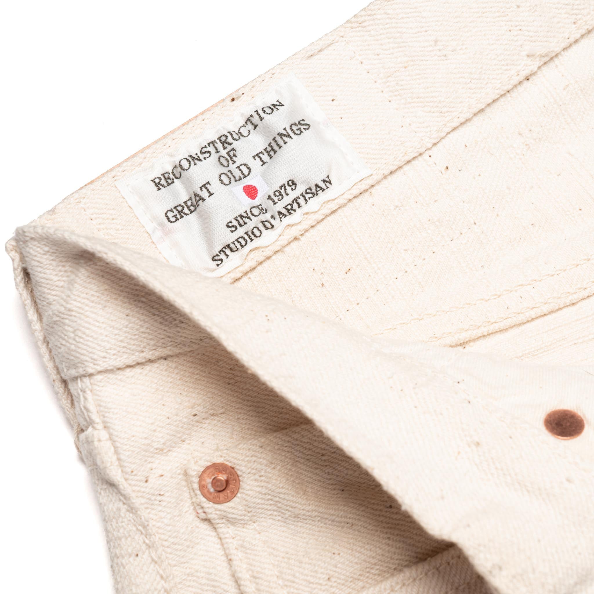 SD-1001E Ecru GL3 15oz Slub Selvedge Denim - Regular Straight