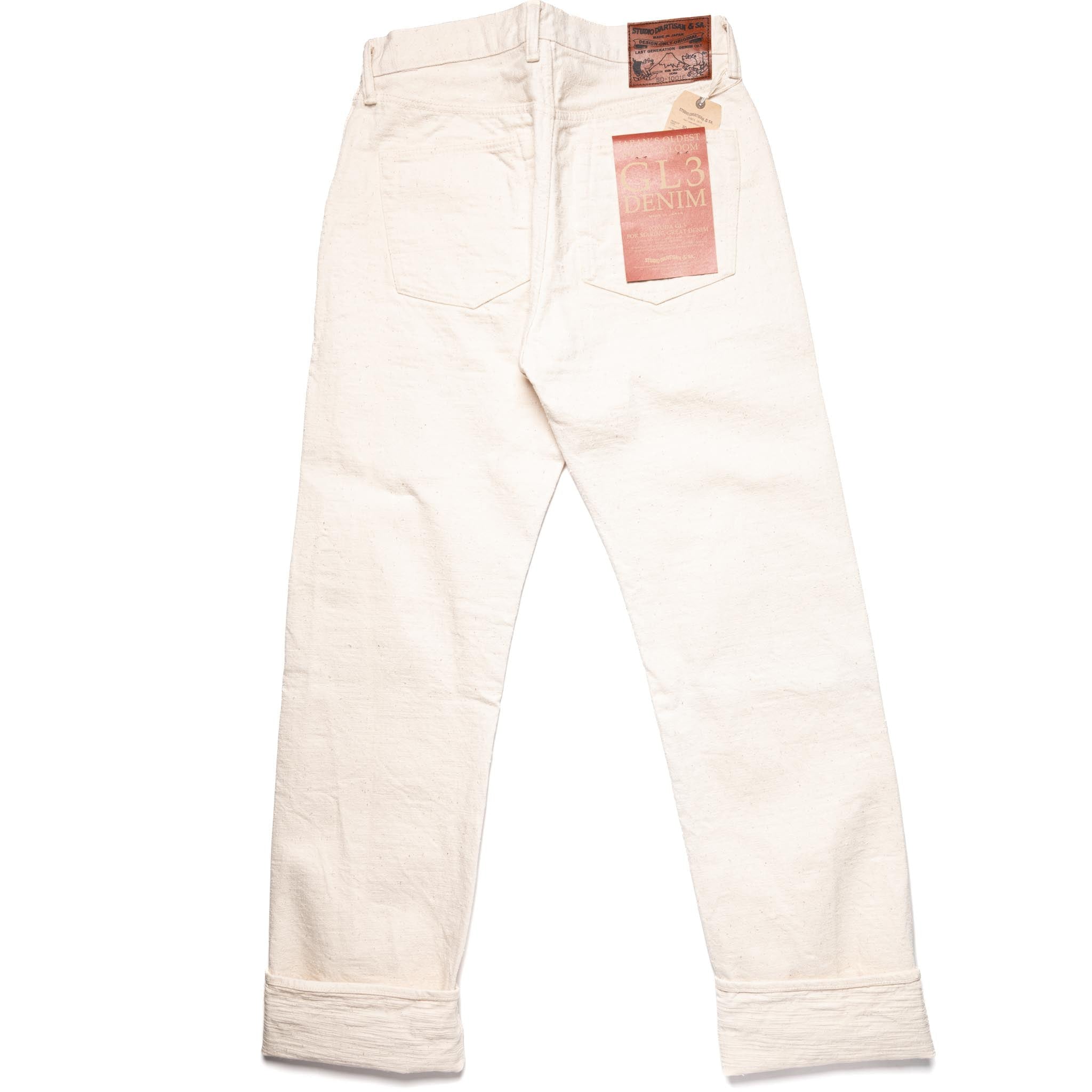 SD-1001E Ecru GL3 15oz Slub Selvedge Denim - Regular Straight