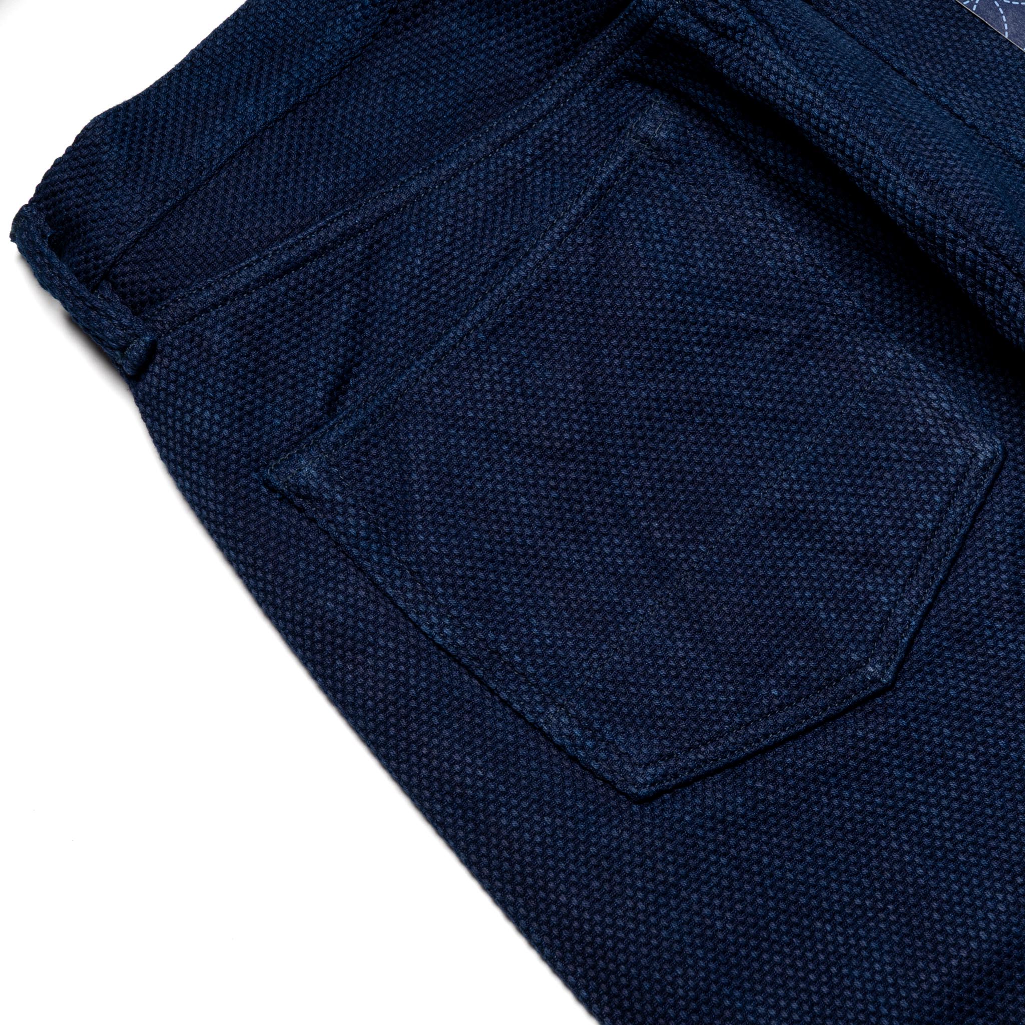 1907S "Kasezome" 14oz Selvedge Sashiko Pants - Regular Straight Fit