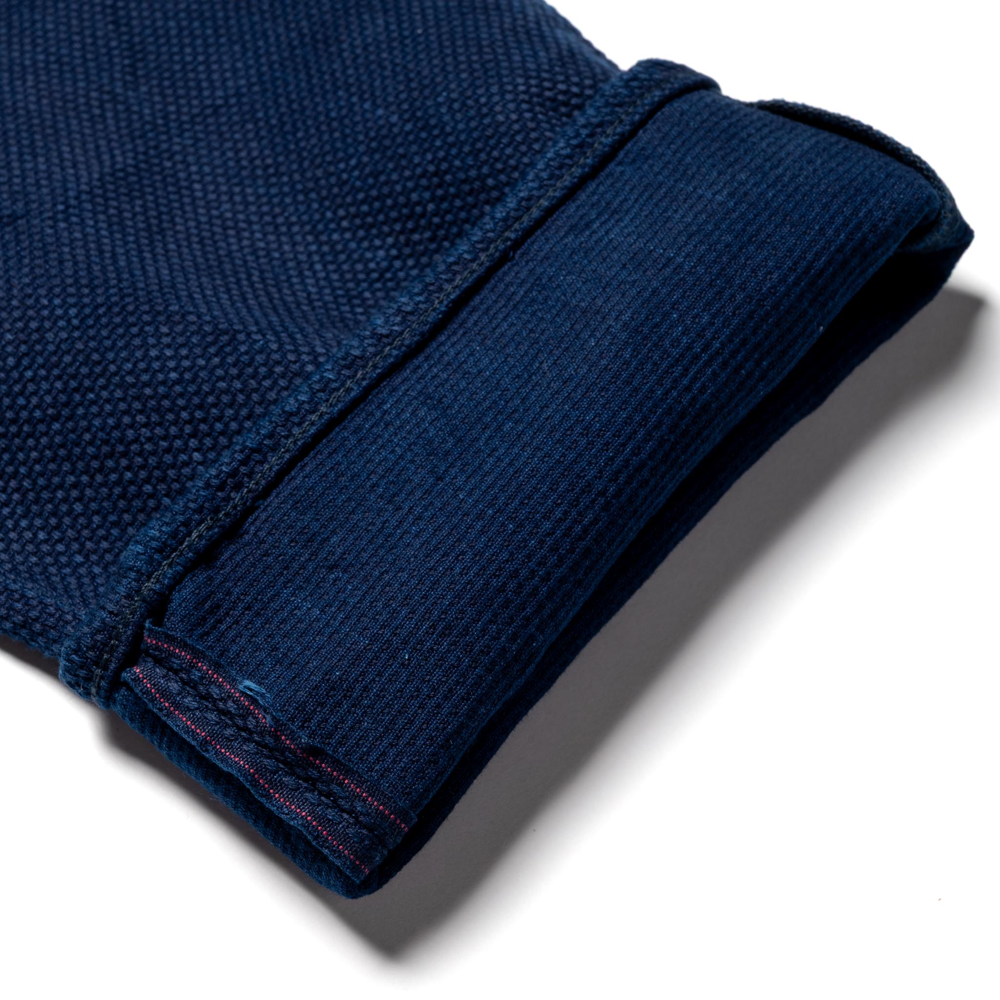 1907S "Kasezome" 14oz Selvedge Sashiko Pants - Regular Straight Fit