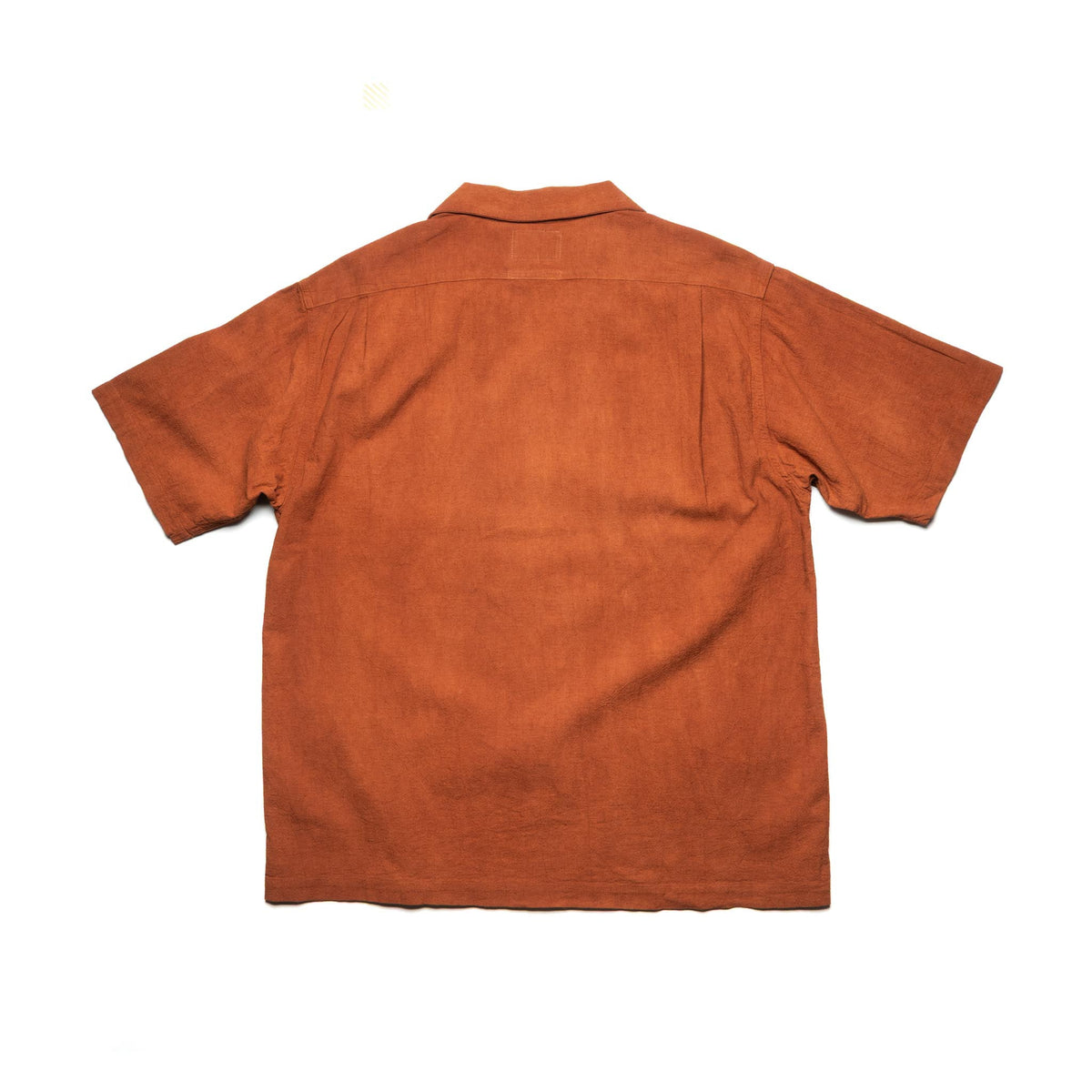 5739 Cotton/Linen Amami-Dorozome Mud-Dyed Shirt - Brown