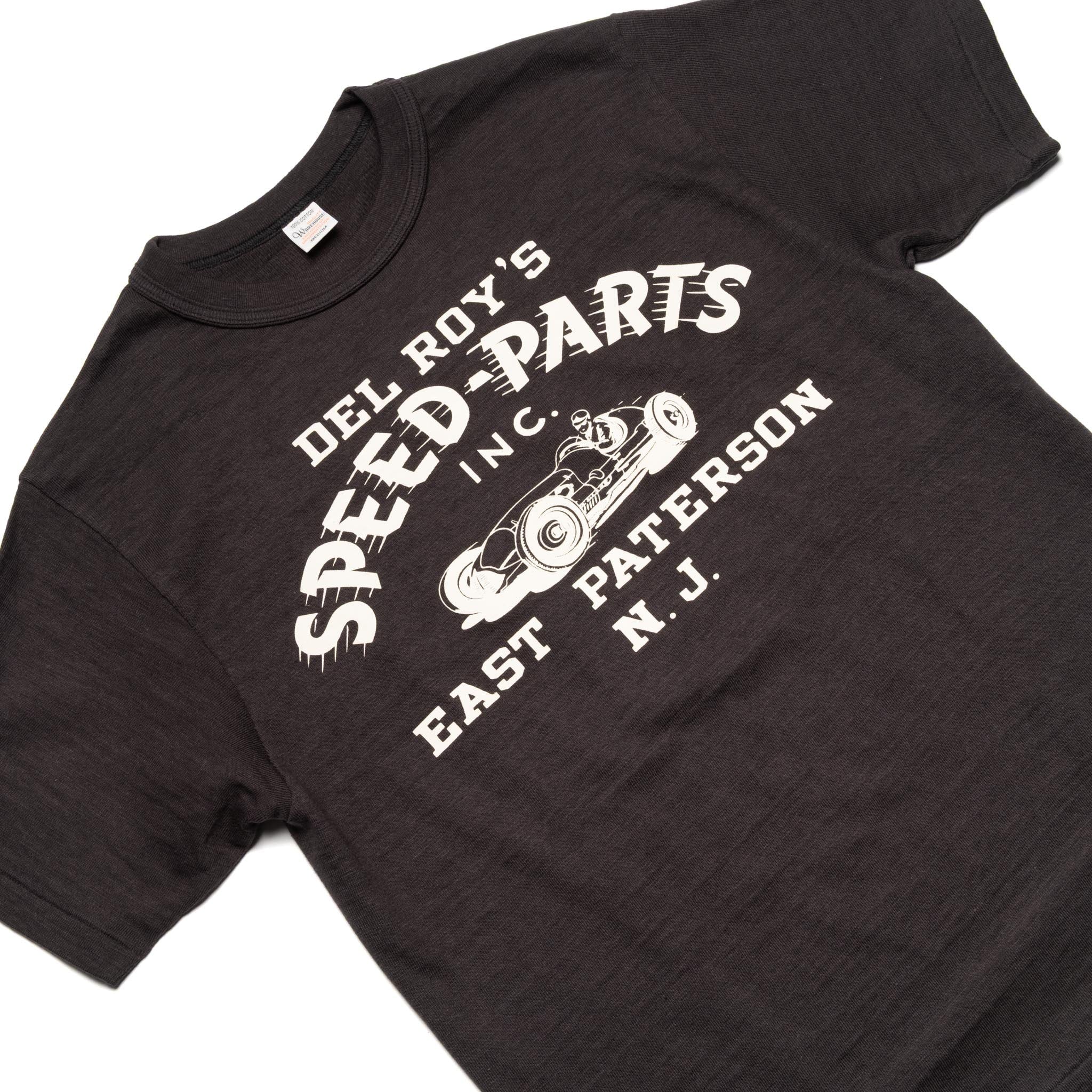 4601 Cotton Tee Speed Parts - Black