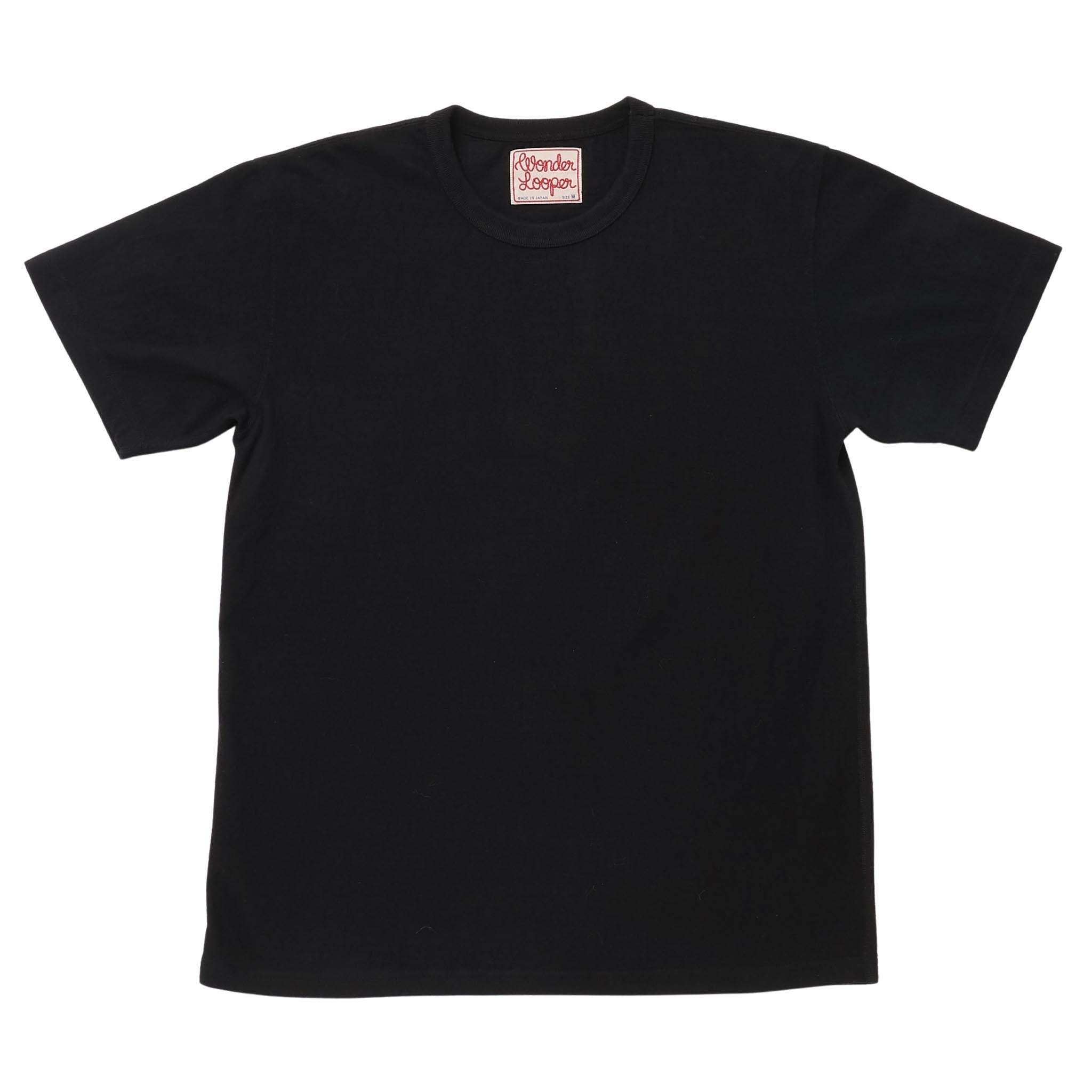 ELS Recycled Cotton Slub T-Shirt - Black