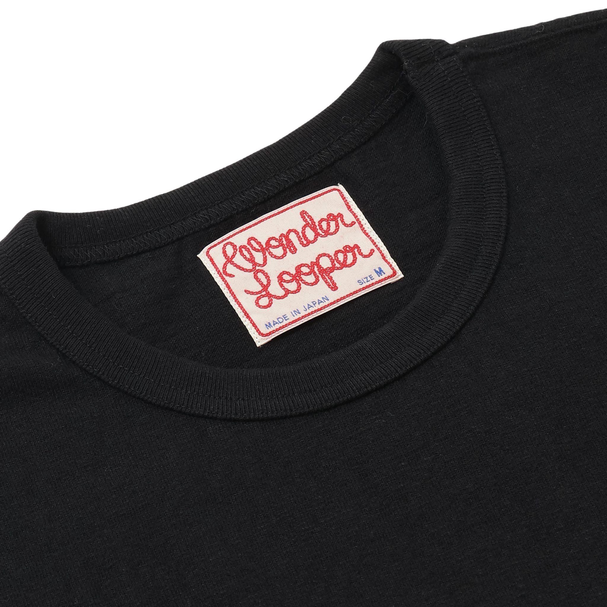 ELS Recycled Cotton Slub T-Shirt - Black