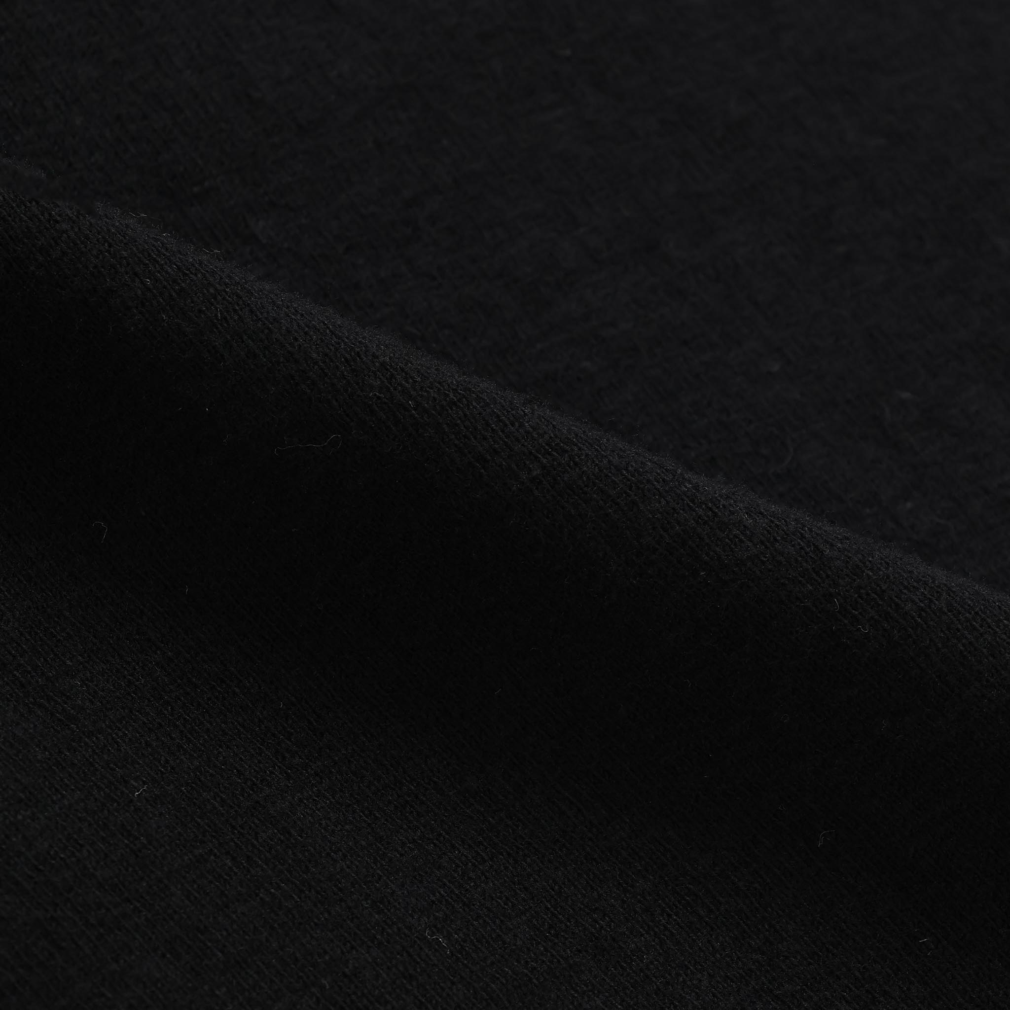 ELS Recycled Cotton Slub T-Shirt - Black