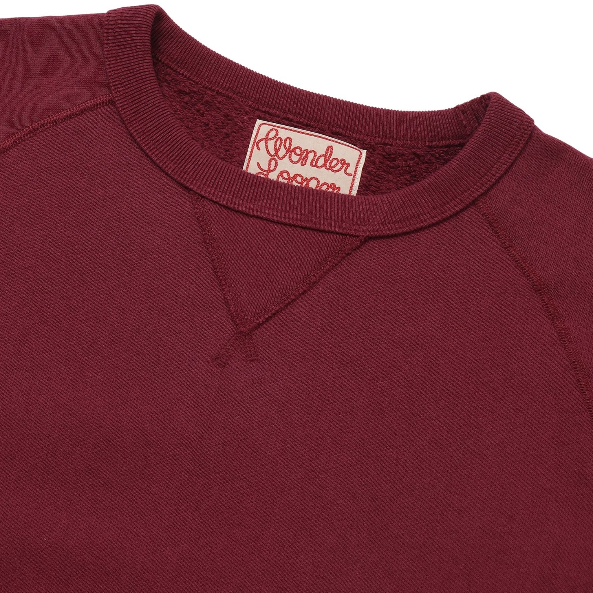 Pullover Crewneck Super Looper French Terry - Burgundy