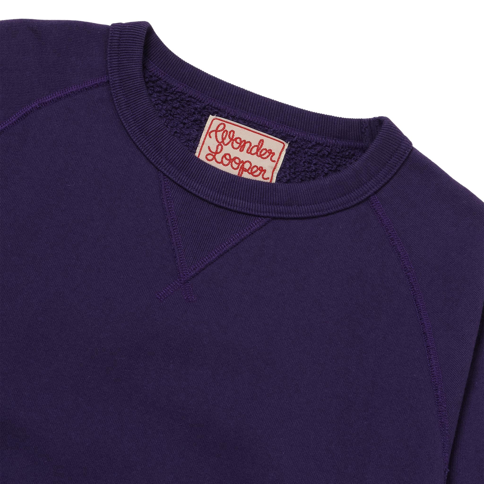 Pullover Crewneck Super Looper French Terry - Purple