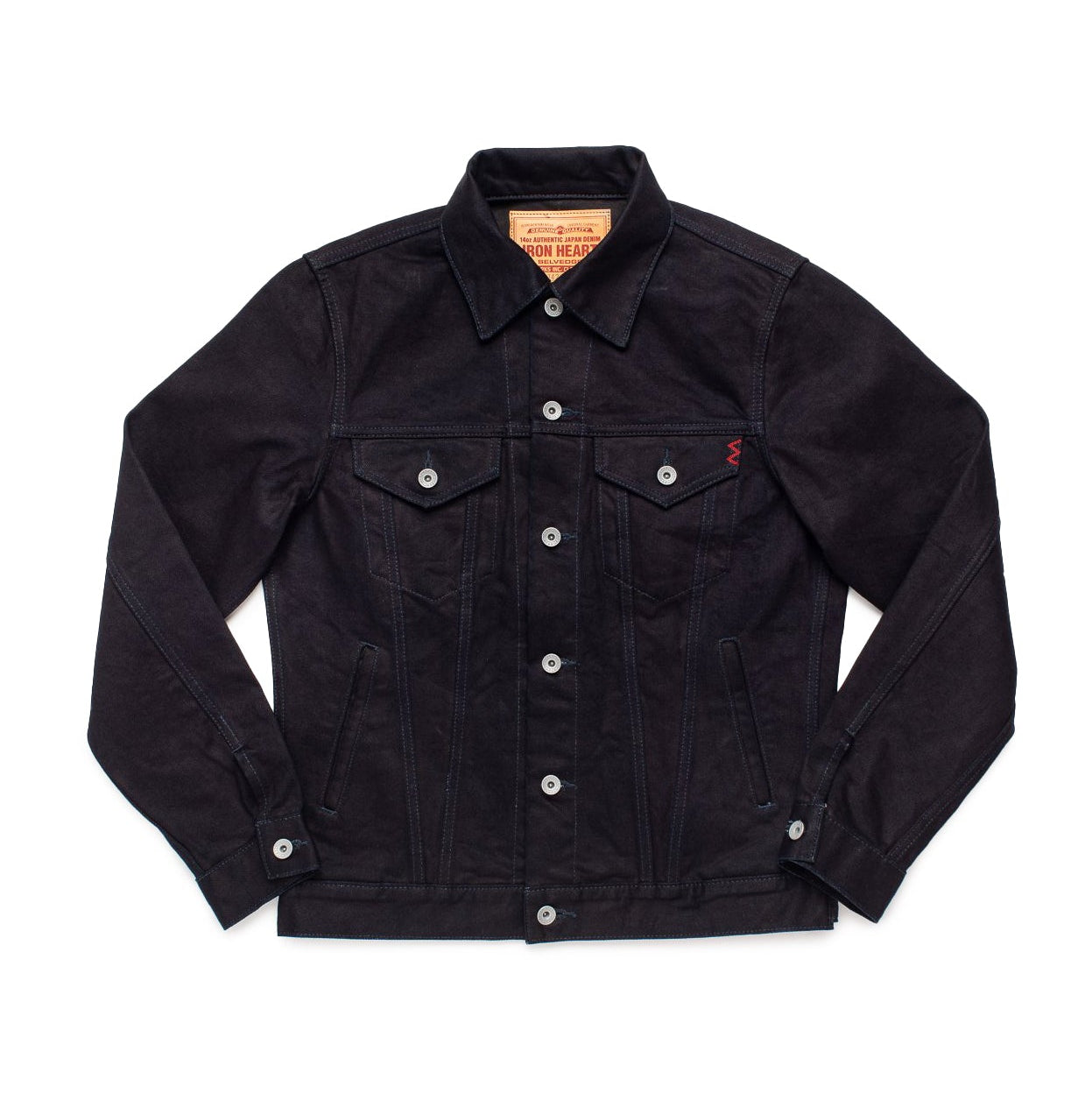 IH-526J-142ib - 14oz Selvedge Denim Modified Type III - Indigo/Black