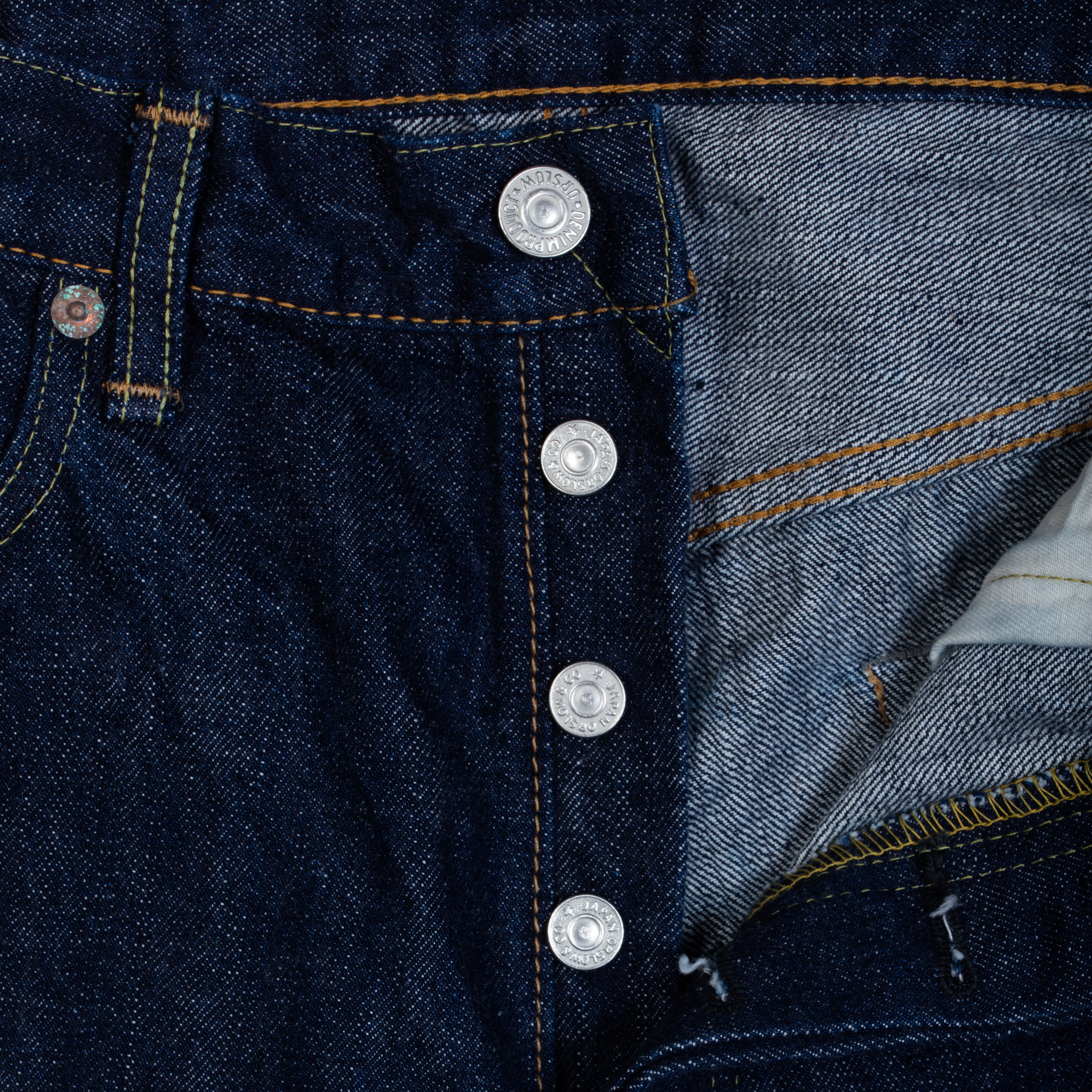 105 Standard Fit Selvedge Denim One Wash