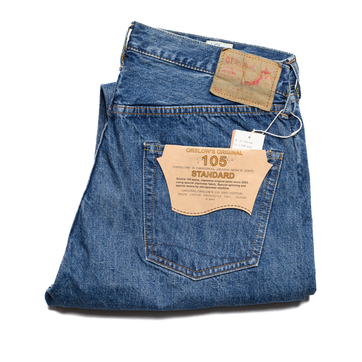 105 Standard Fit Selvedge Denim 2 Year Wash
